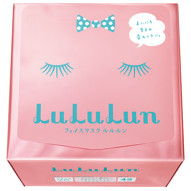日本lululun保湿粉整肌面膜36片 每日补水保湿面膜