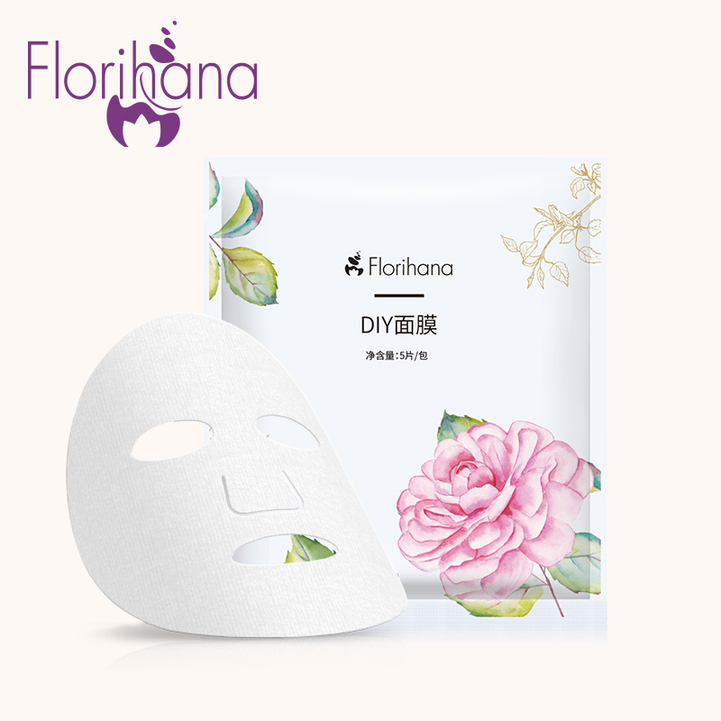 Florihana DIY面膜纸5片/包 纯露伴侣敷水膜面膜女