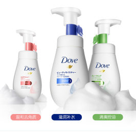 联合利华多芬氨基酸洁面泡泡慕丝洗面奶清洁官方正品160ml*2