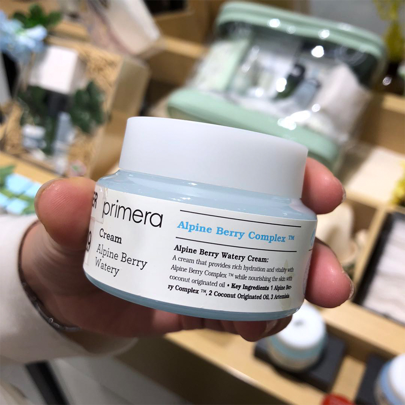 韩国 primera芙莉美娜 红莓水分高保湿面霜 补水滋润50ml 现货