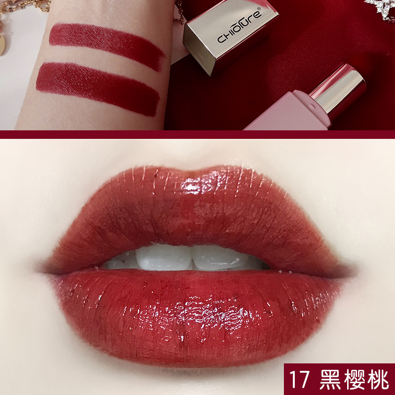 稚优泉口红正品持久保湿不易脱色豆沙姨妈南瓜不易沾杯